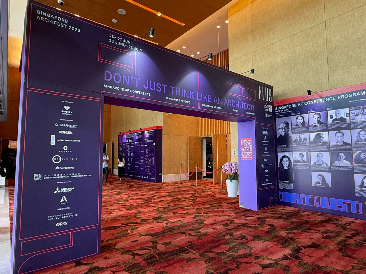 cardboard furniture design singapore-cardboard table and chairs singapore-pop up display background-singapore event backdrop