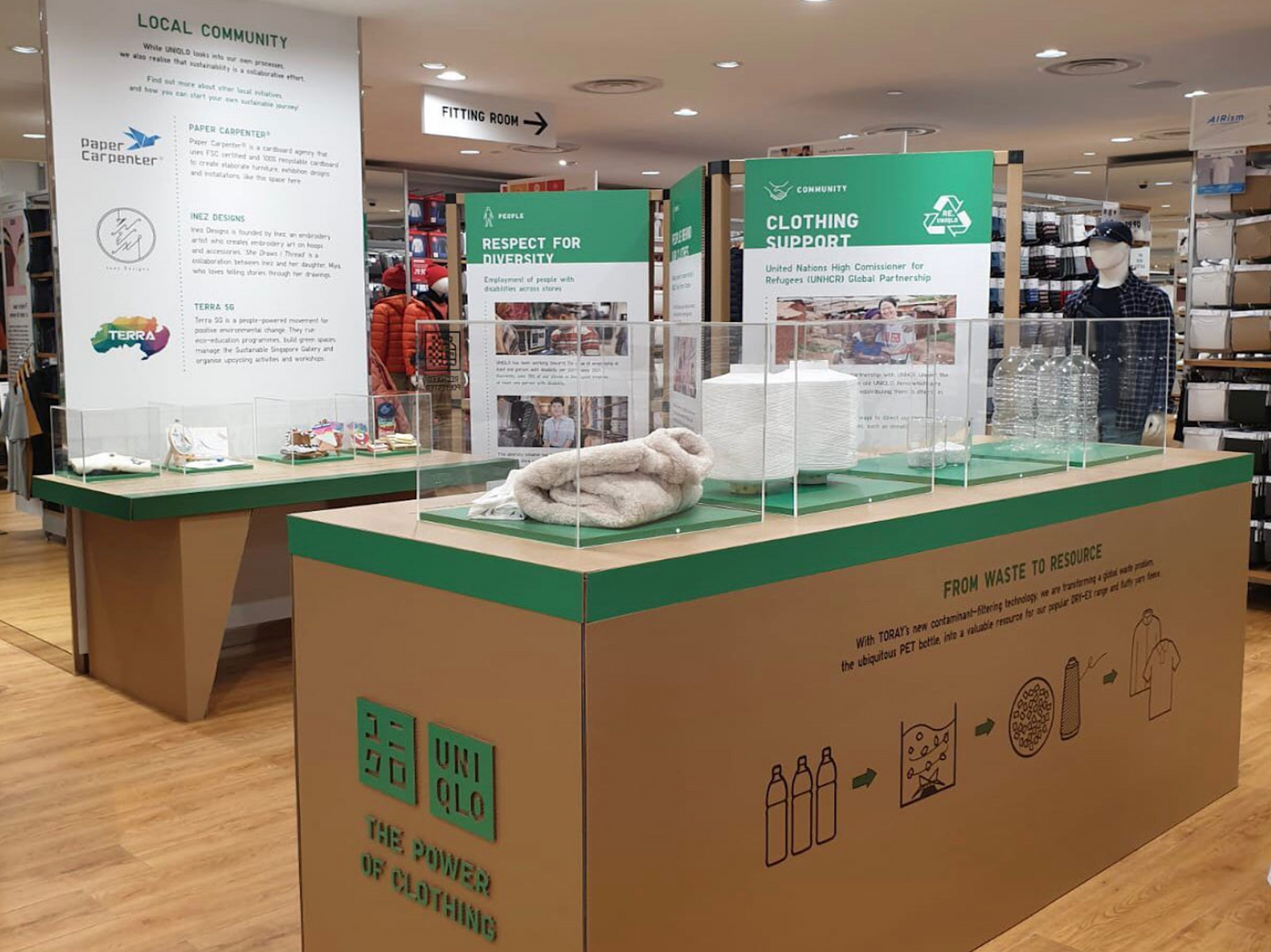 cardboard exhibition display singapore-singapore event backdrop design-cardboard booth for exhibition