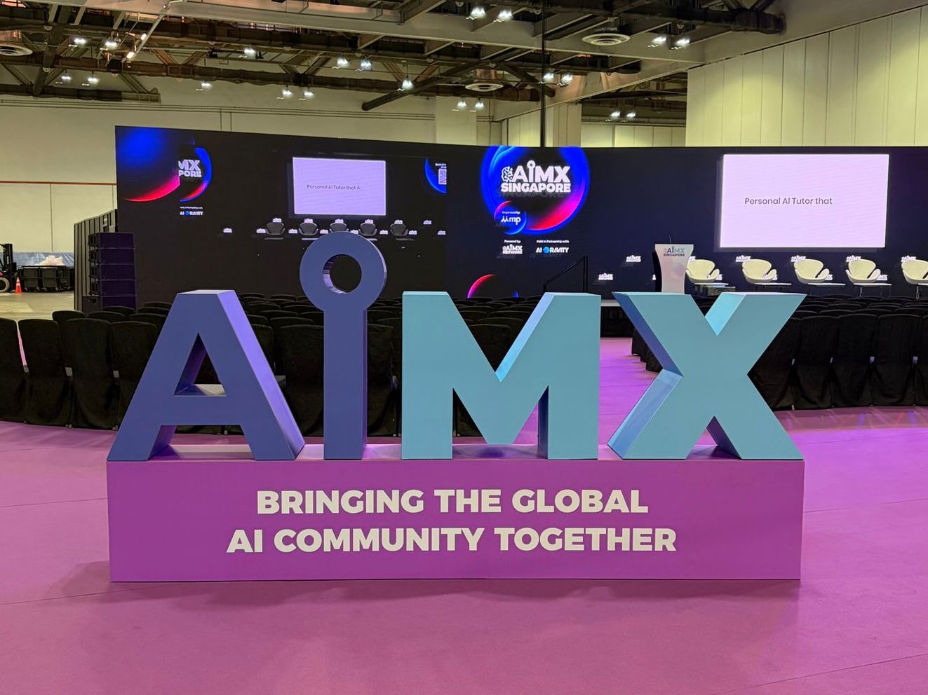 AIMX Singapore- 3D letters