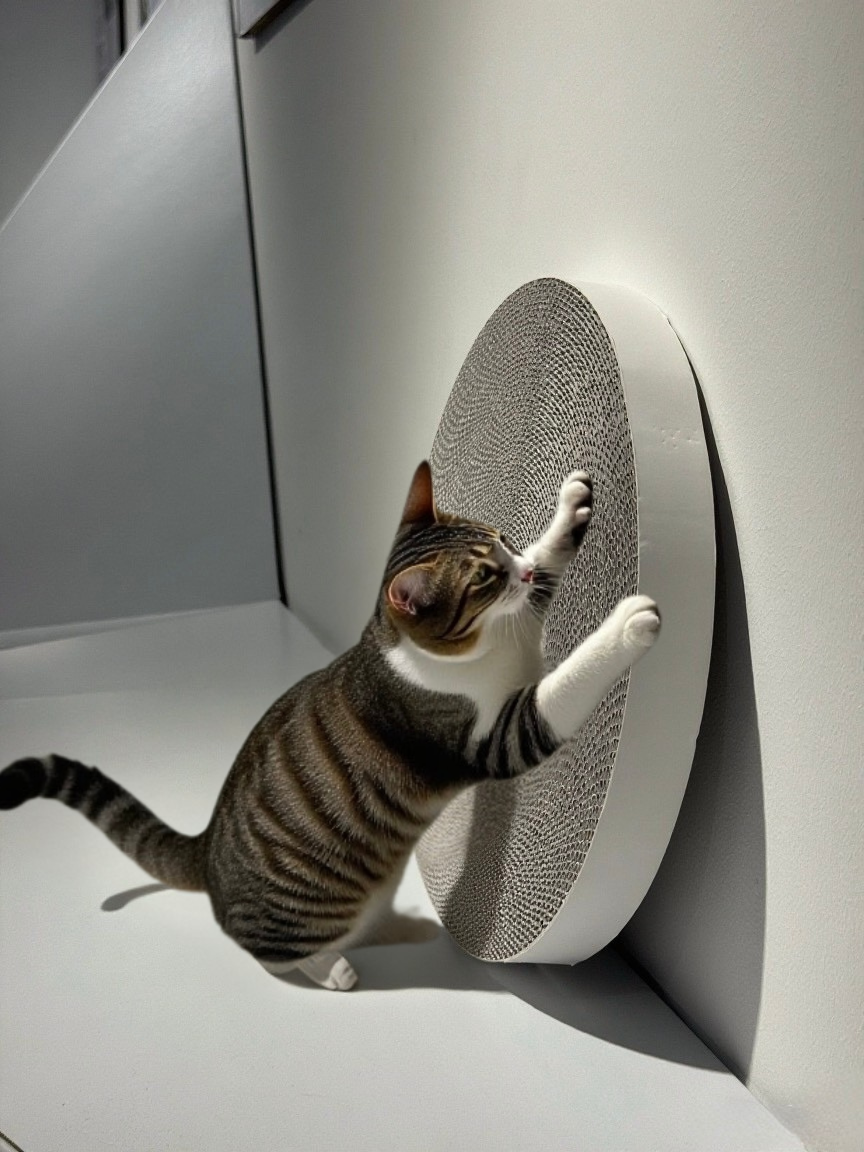 Cat Scratcher-Cat Scratching pad-cardboard Scratcher-pet friendly-cat product-cat claw board-001