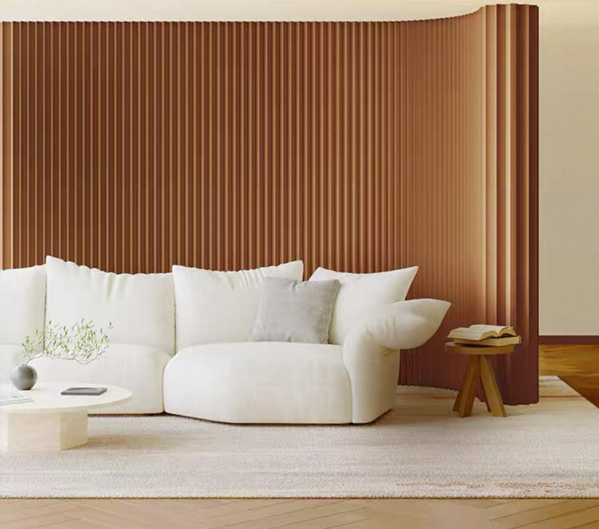 Accordion Paper Wall - Brown