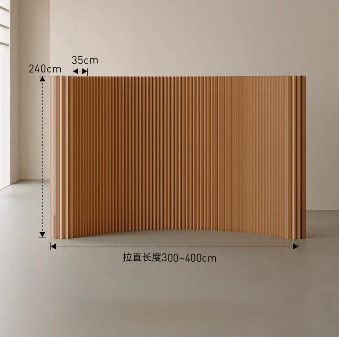 Accordion Paper Wall - Brown