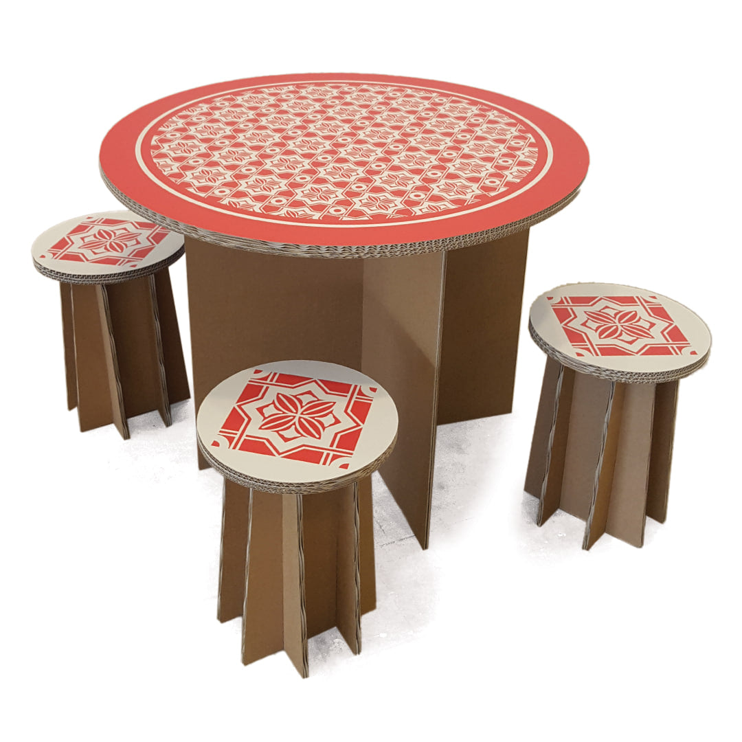HDB Mosaic Table Set