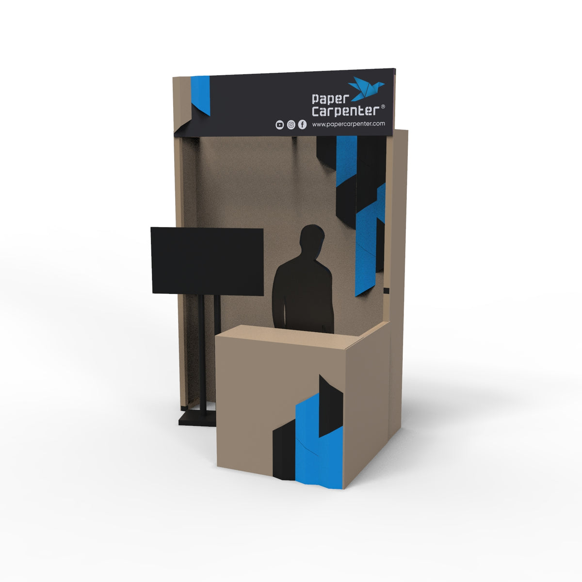 2m x 1.5m Booth Space Design 1