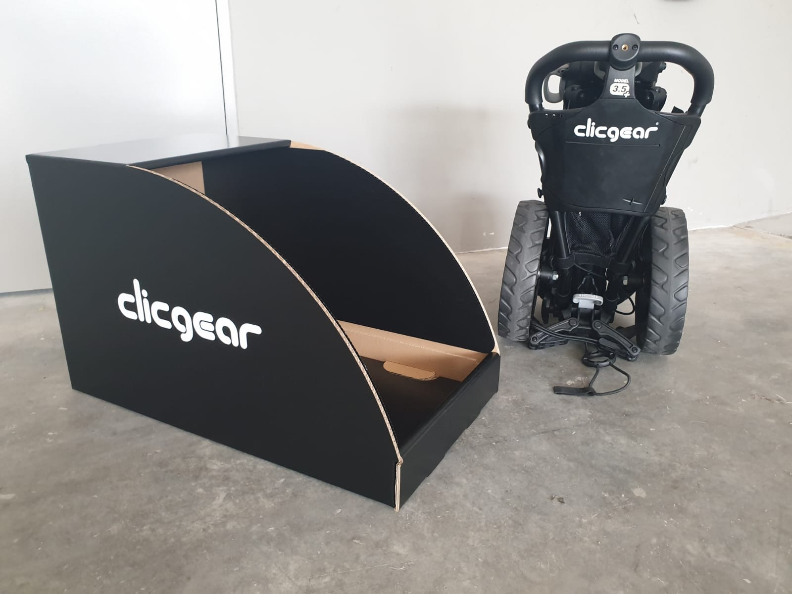 Clicgear golf pushcart holder