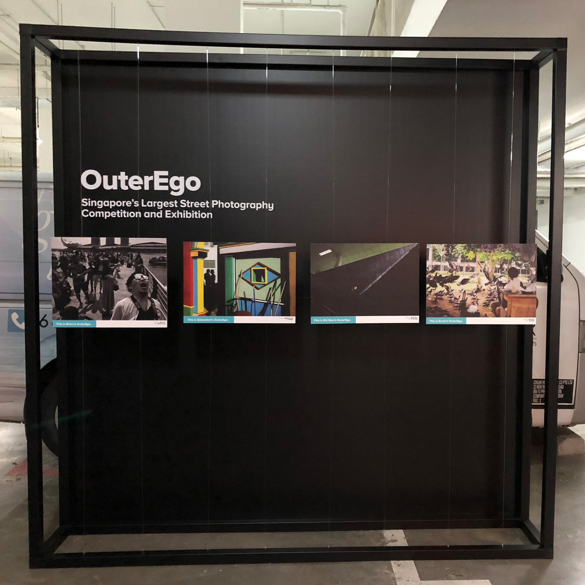 Black Photo Gallery Panel