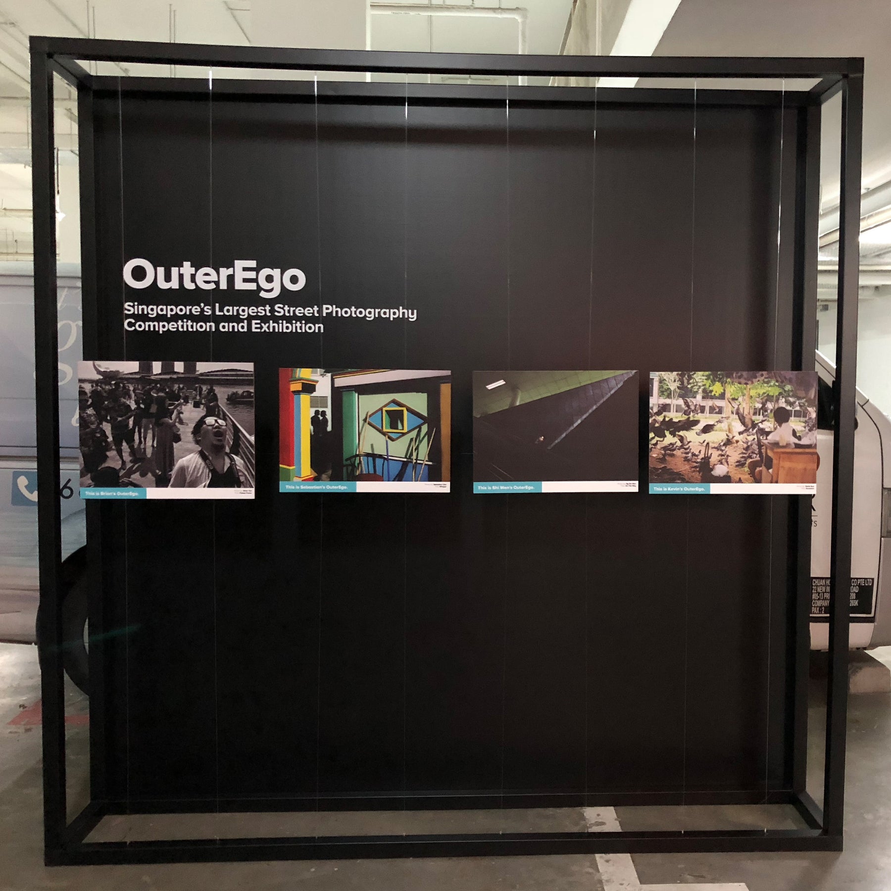 Black Photo Gallery Panel