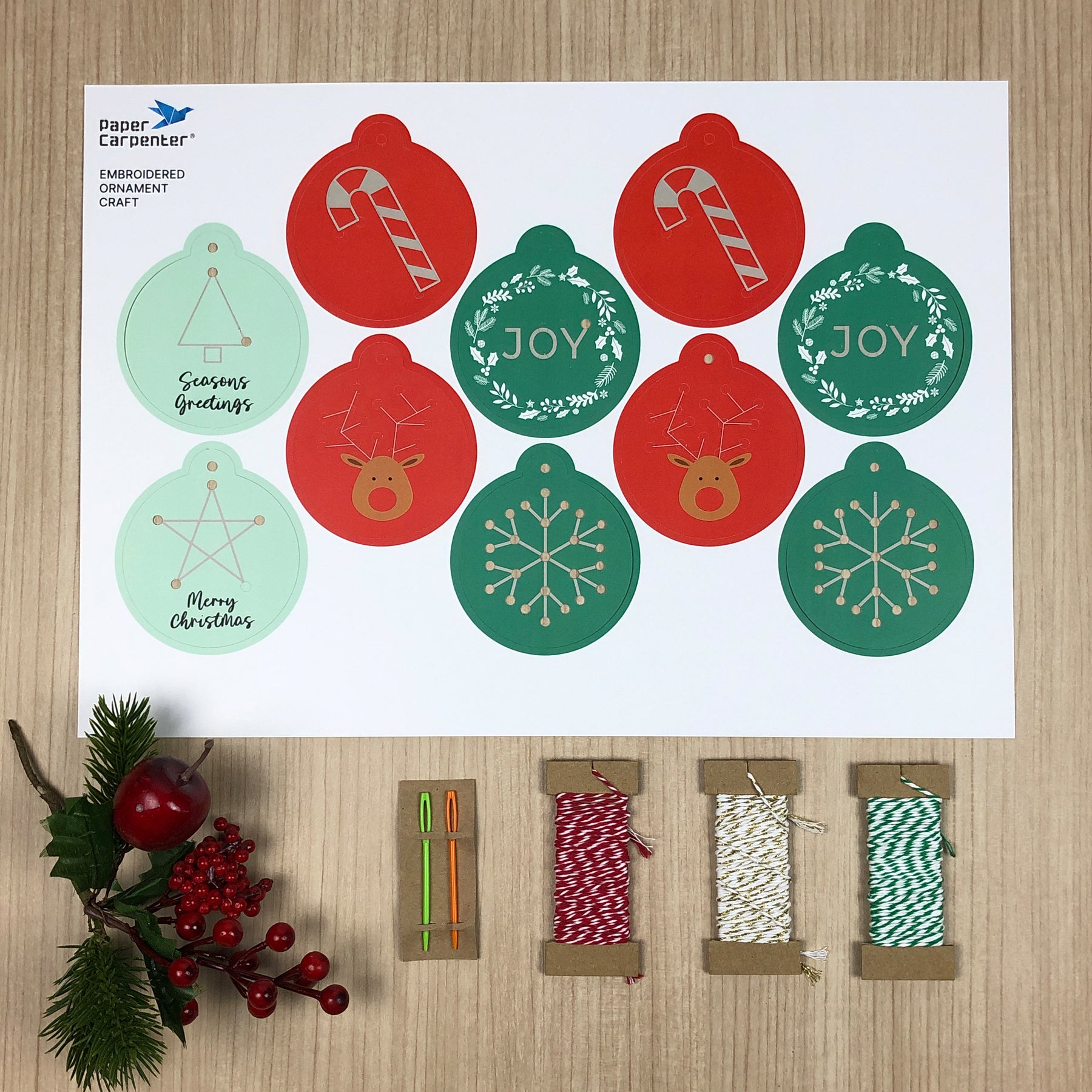 Embroidered Ornament Craft