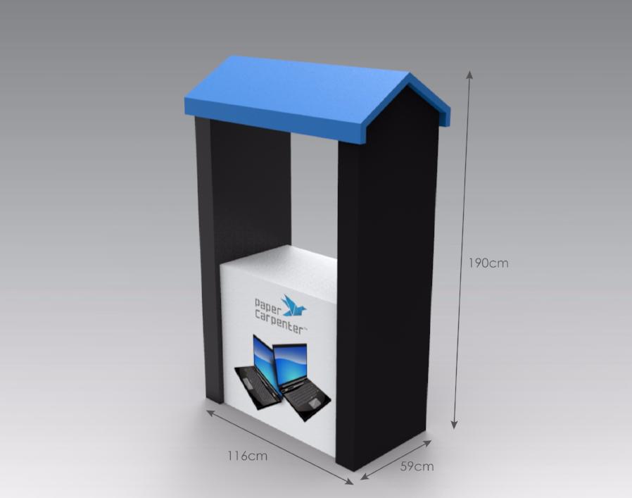 Cardboard Show Booth