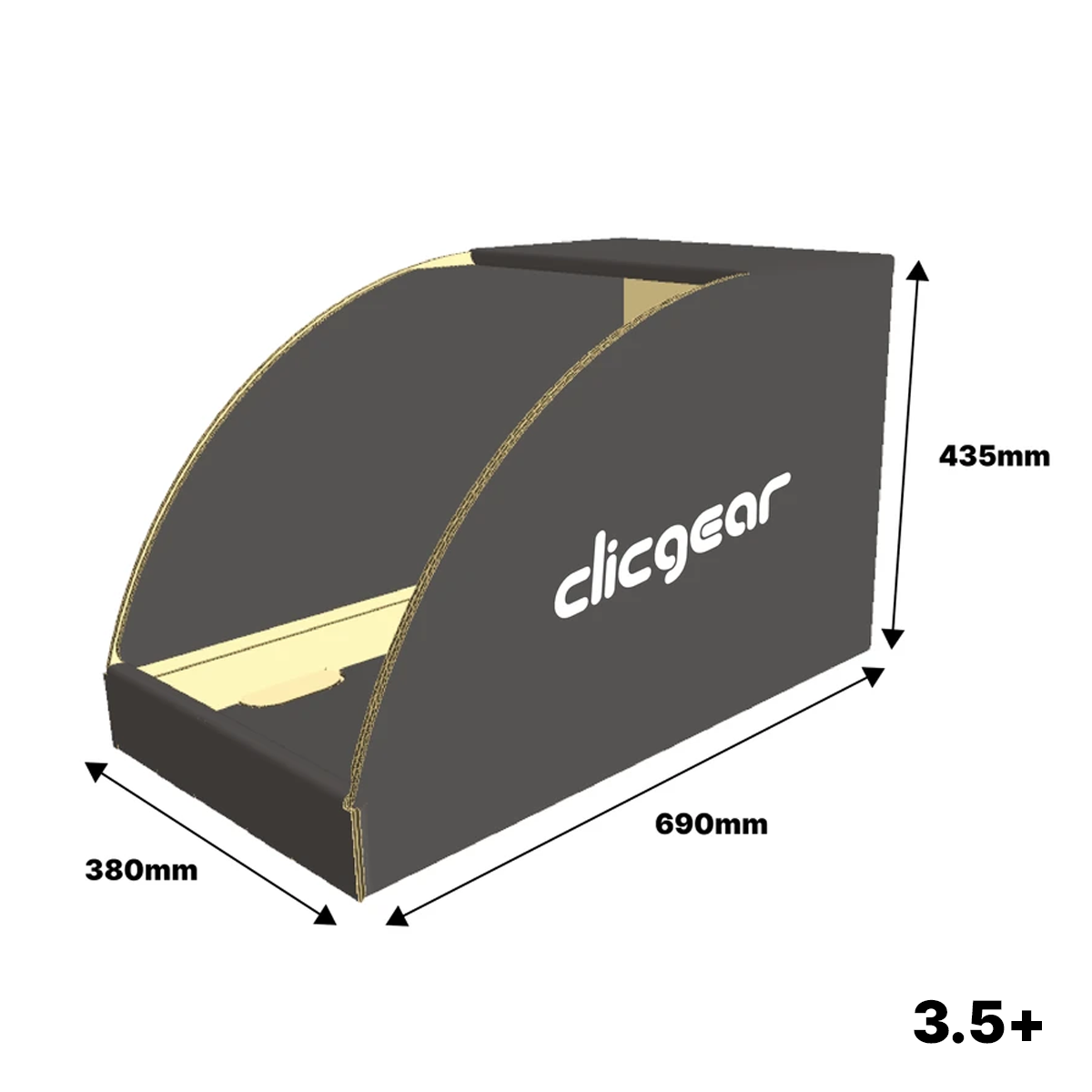 Clicgear golf pushcart holder