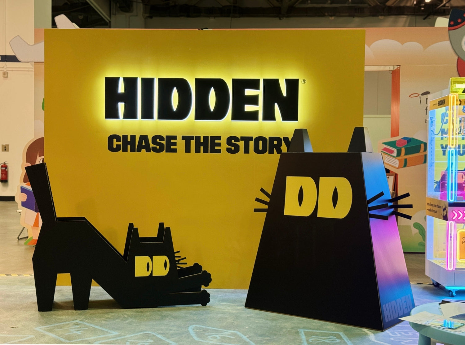 3d cardboard-cardboard backdrop-event installation-event installation
