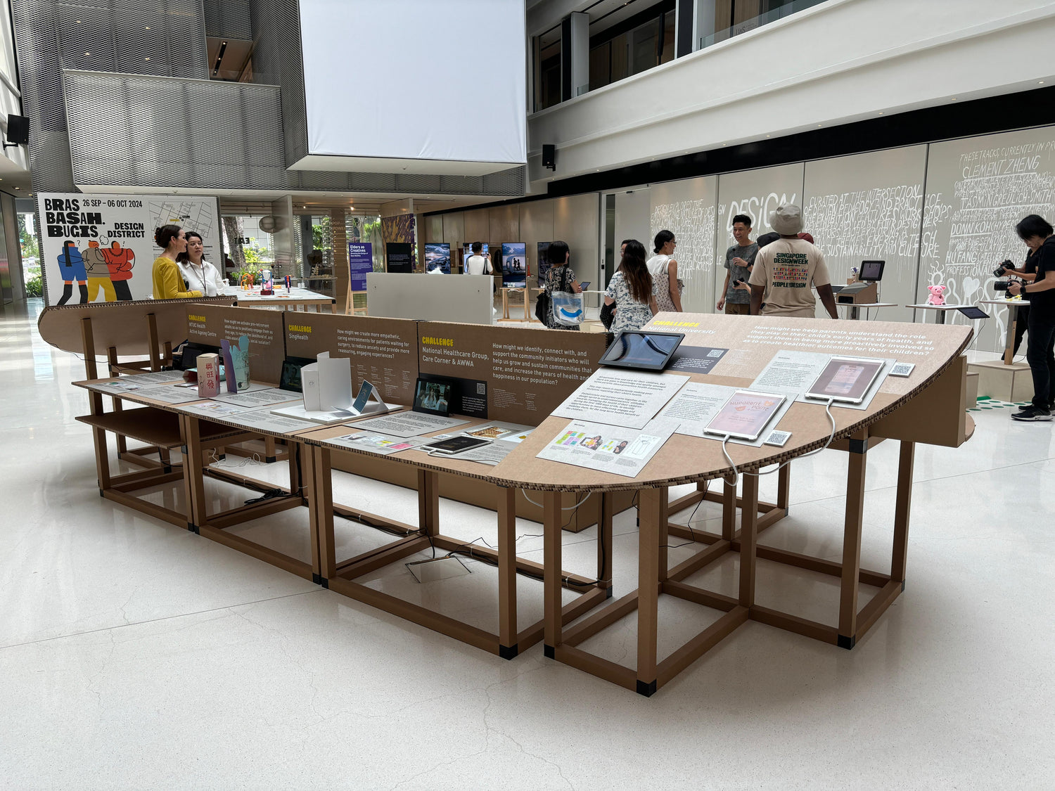 exhibitions booth-cardboard furniture-booth for exhibition-01