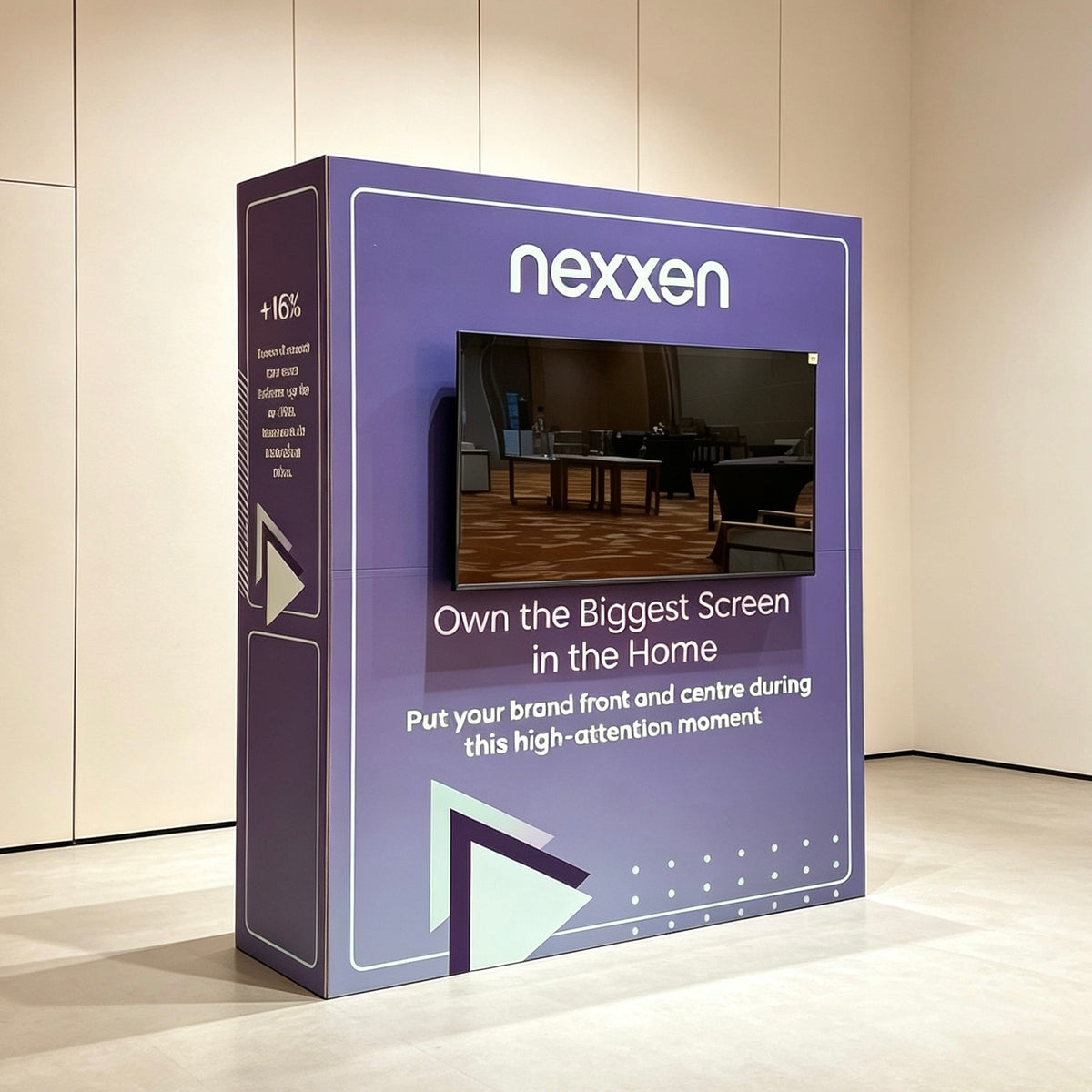 Backdrop with TV