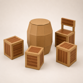 Barrel Table Set