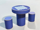 Checkered Mosaic Table Set