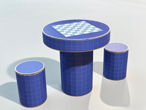 Checkered Mosaic Table Set