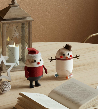 ACCORDIO Snowman & Santa Claus Mini Duo