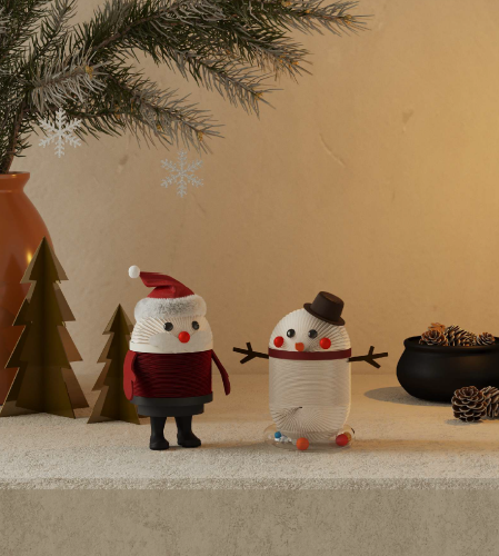 ACCORDIO Snowman & Santa Claus Mini Duo