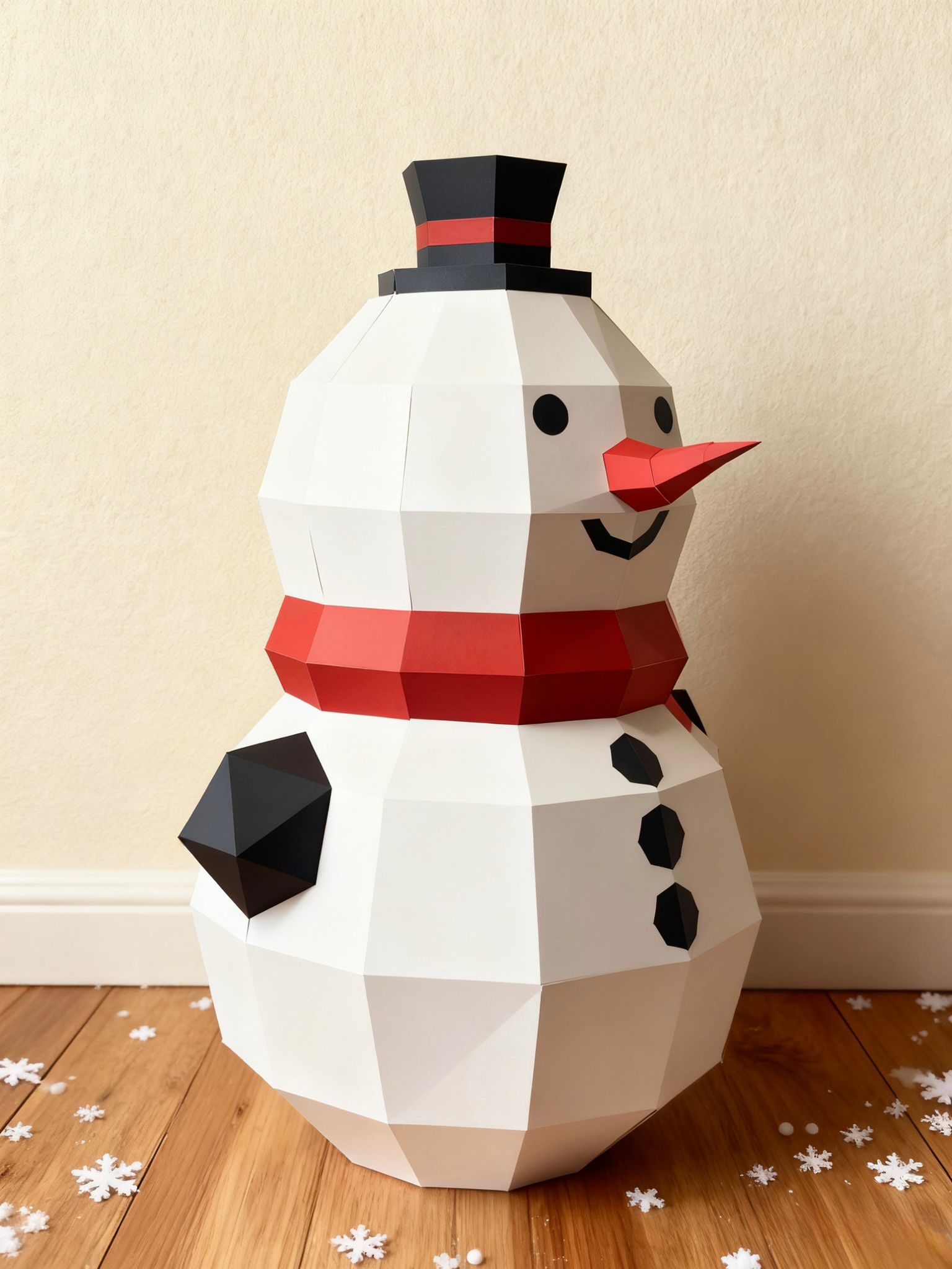 Origami Snowman