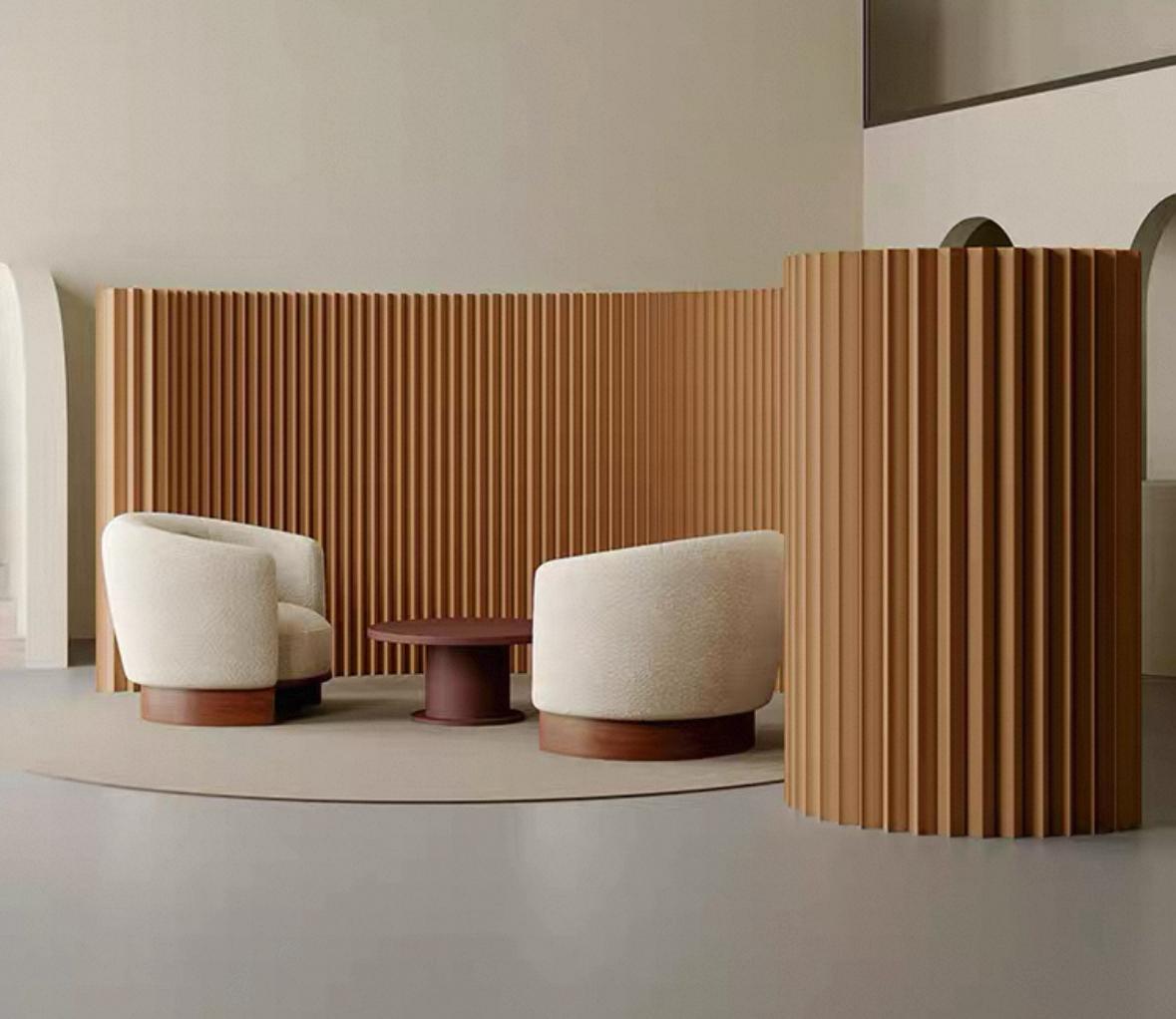 Accordion Paper Wall - Brown