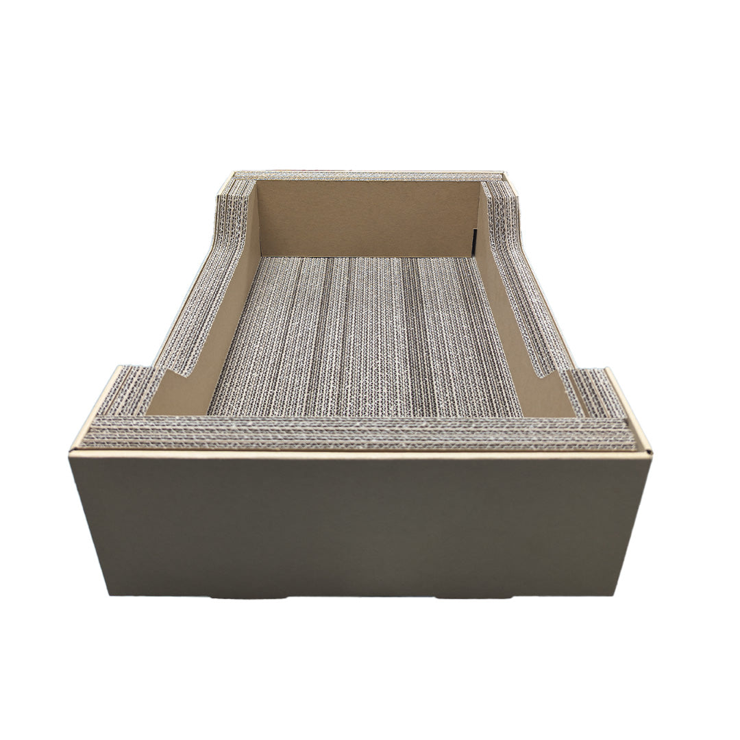 Cat scratchpad bed