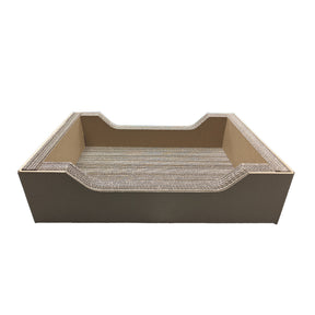 Cat scratchpad bed