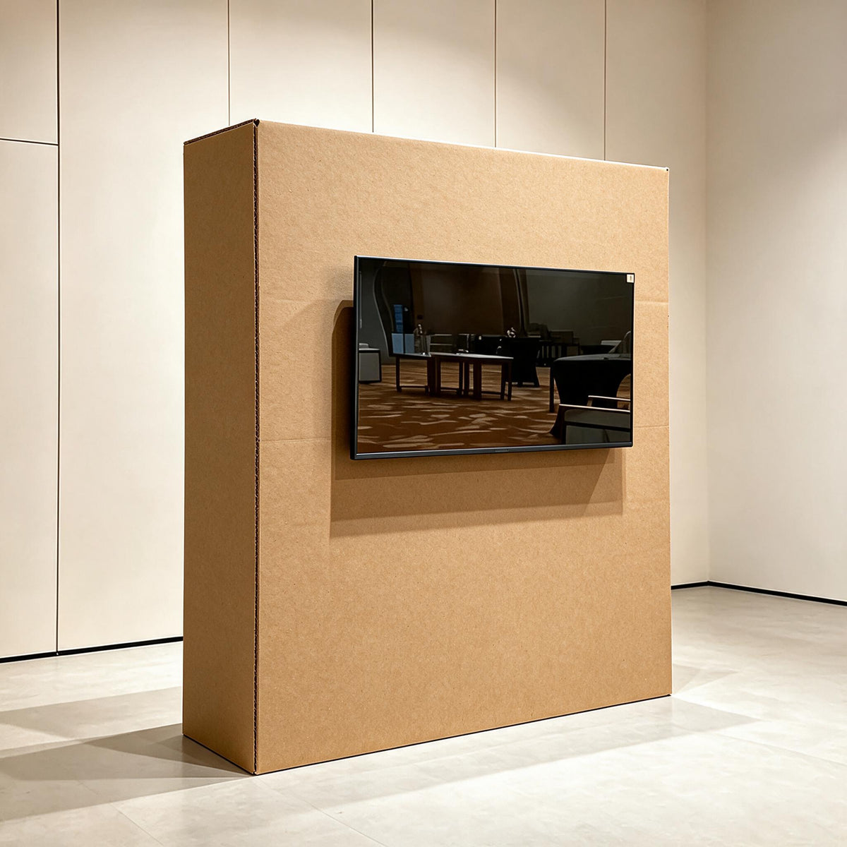Backdrop with TV