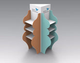 4-Sided Cardboard Floor Display