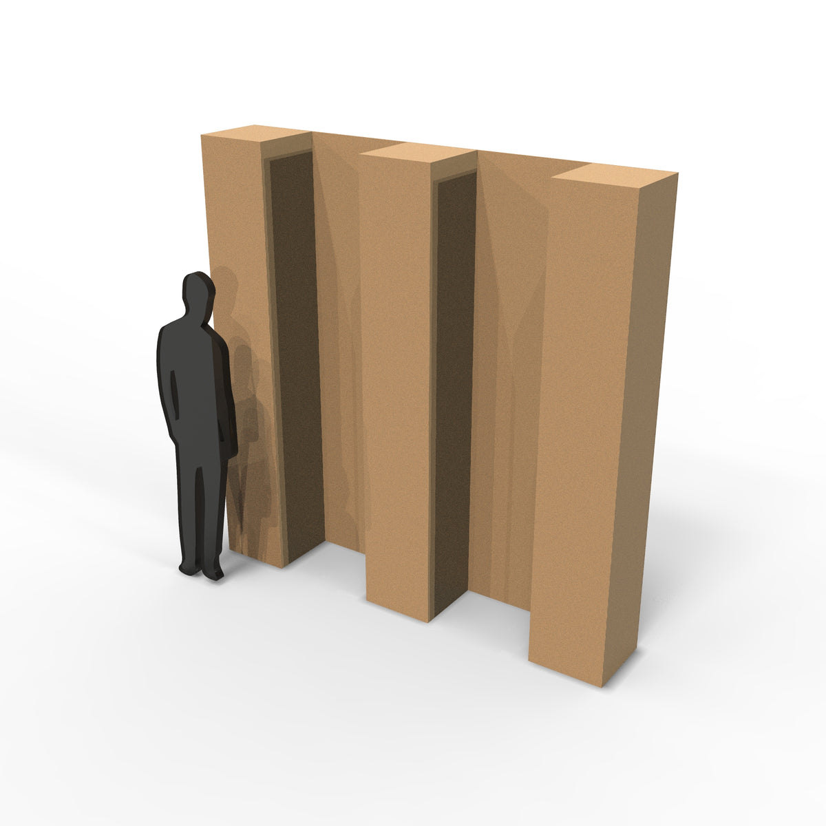 8ft x 8ft Cardboard Pillar Backdrop (8ft x 8ft)