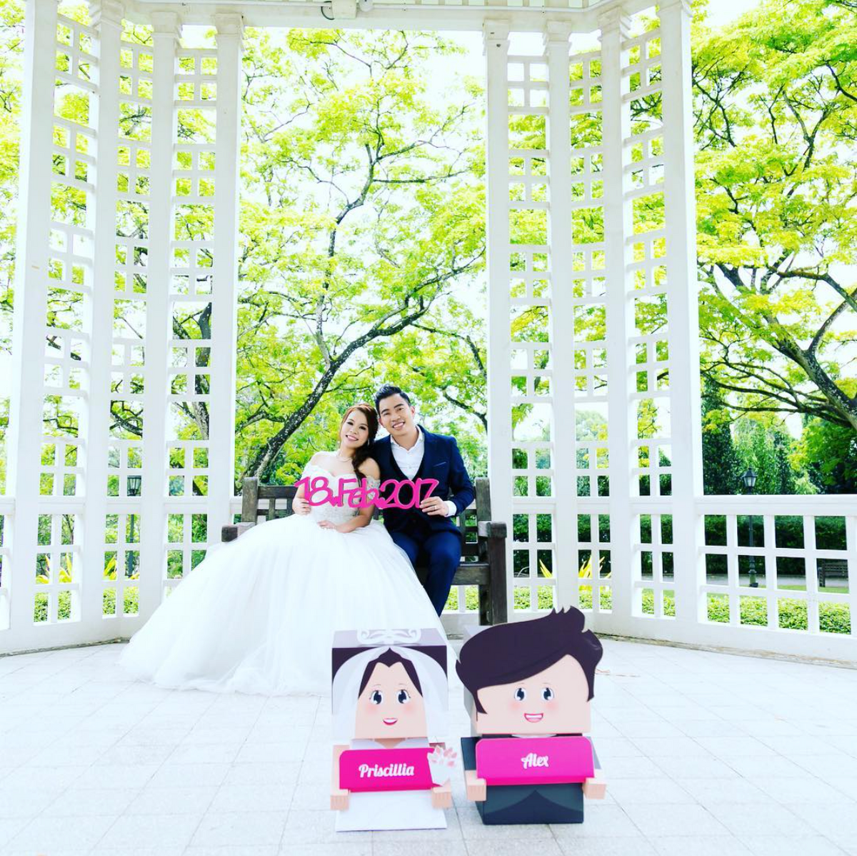 Couple Wedding Angbao Box
