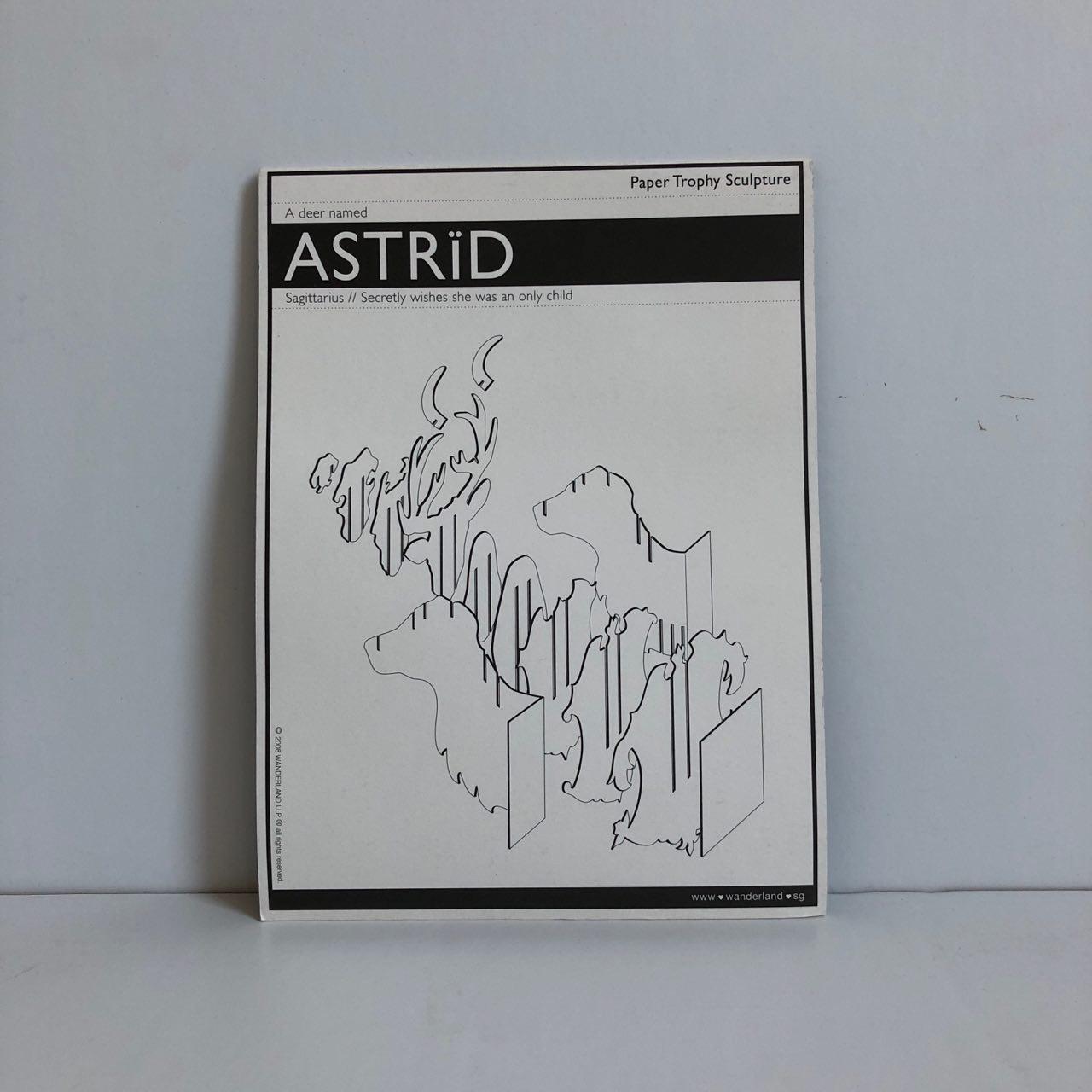 ASTRID Paper Trophy Sculpture