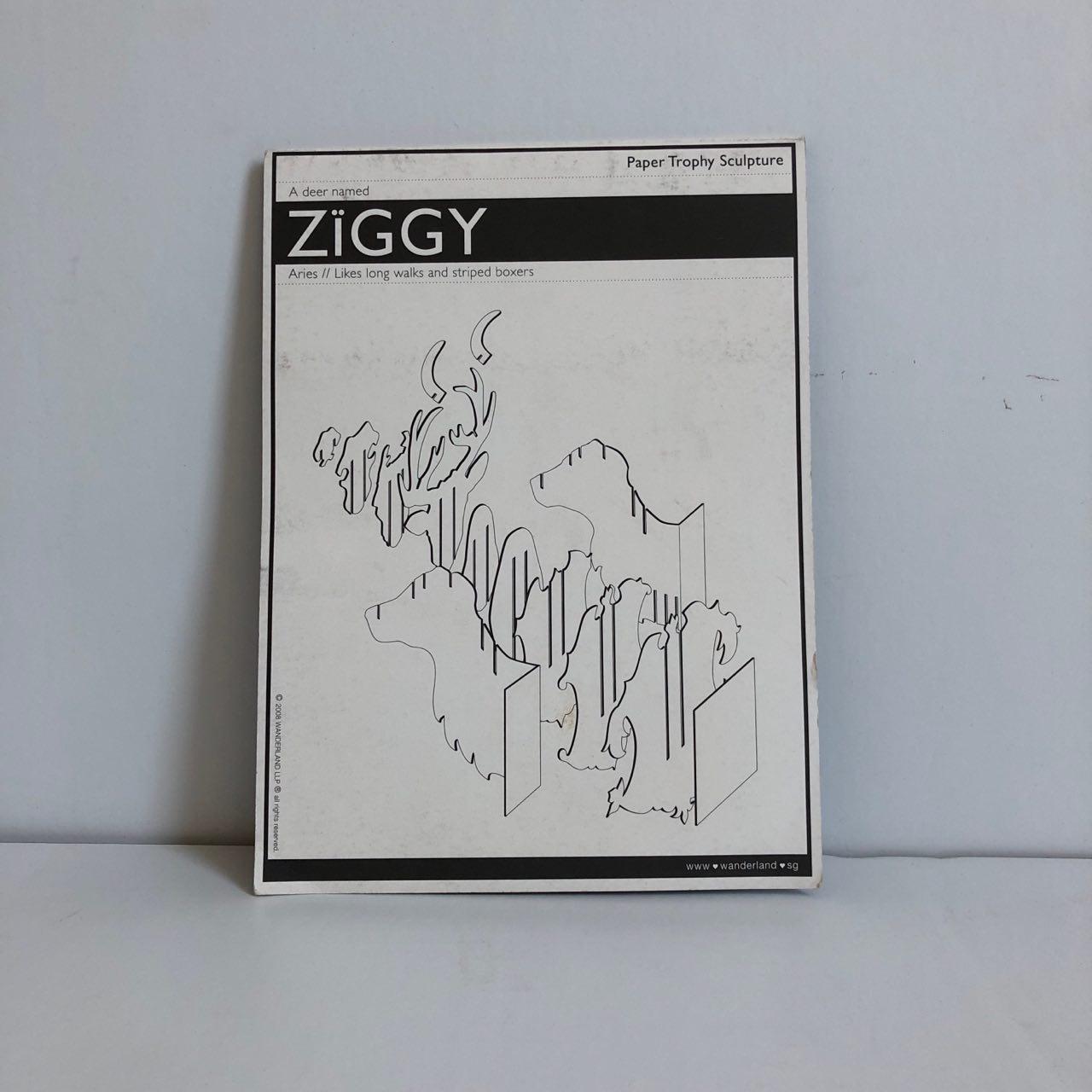 ZIGGY Paper Trophy Sculpture