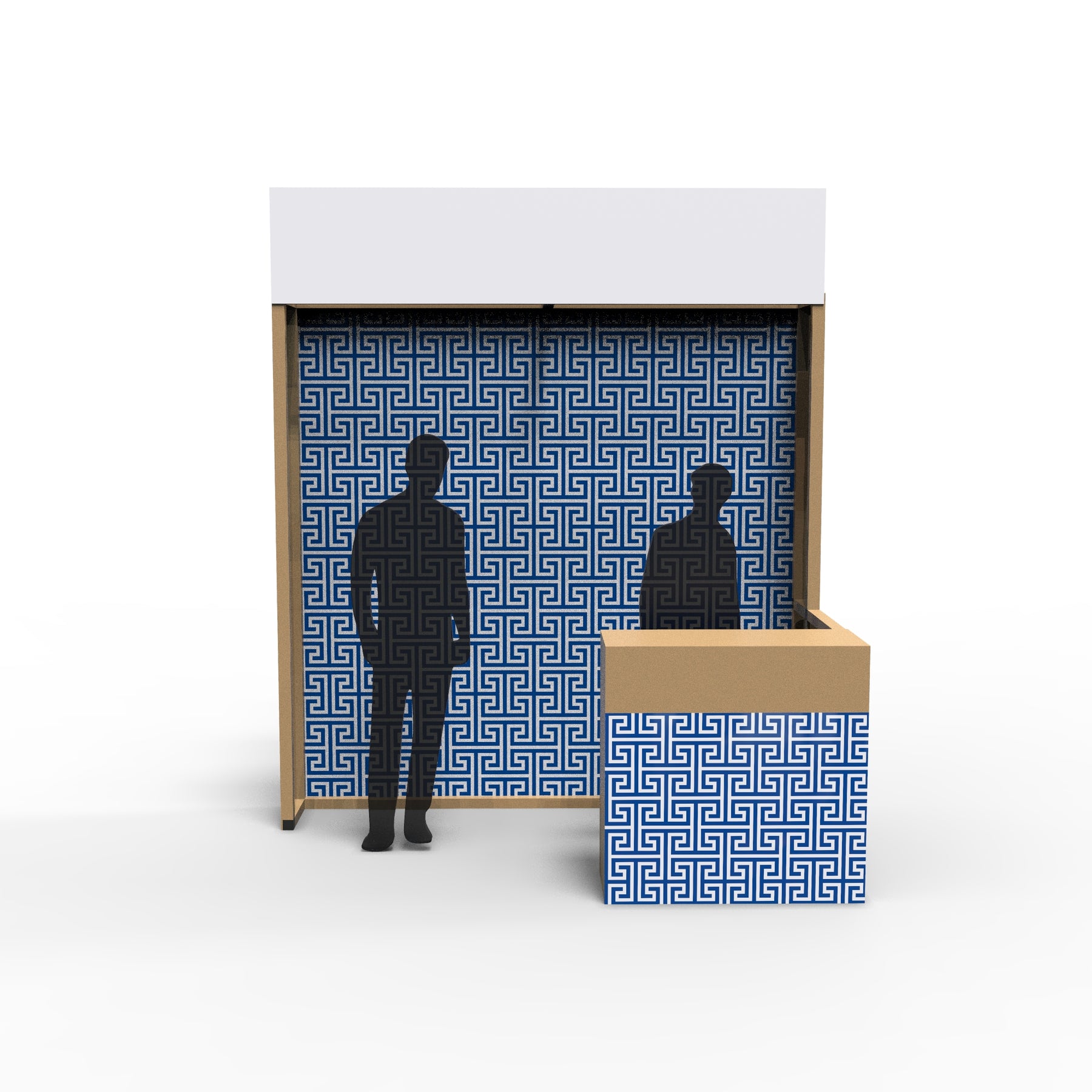 2.5m x 1.5m Exhibition Booth