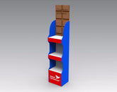 3-Tier Cardboard Floor Display