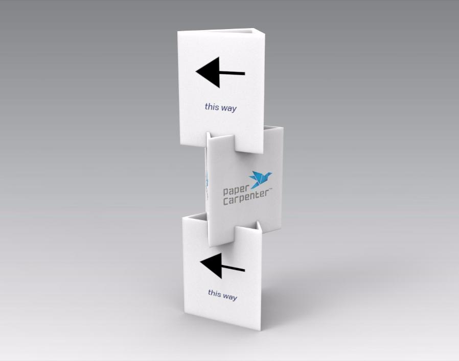 Directional Signs Paper Directional Signage